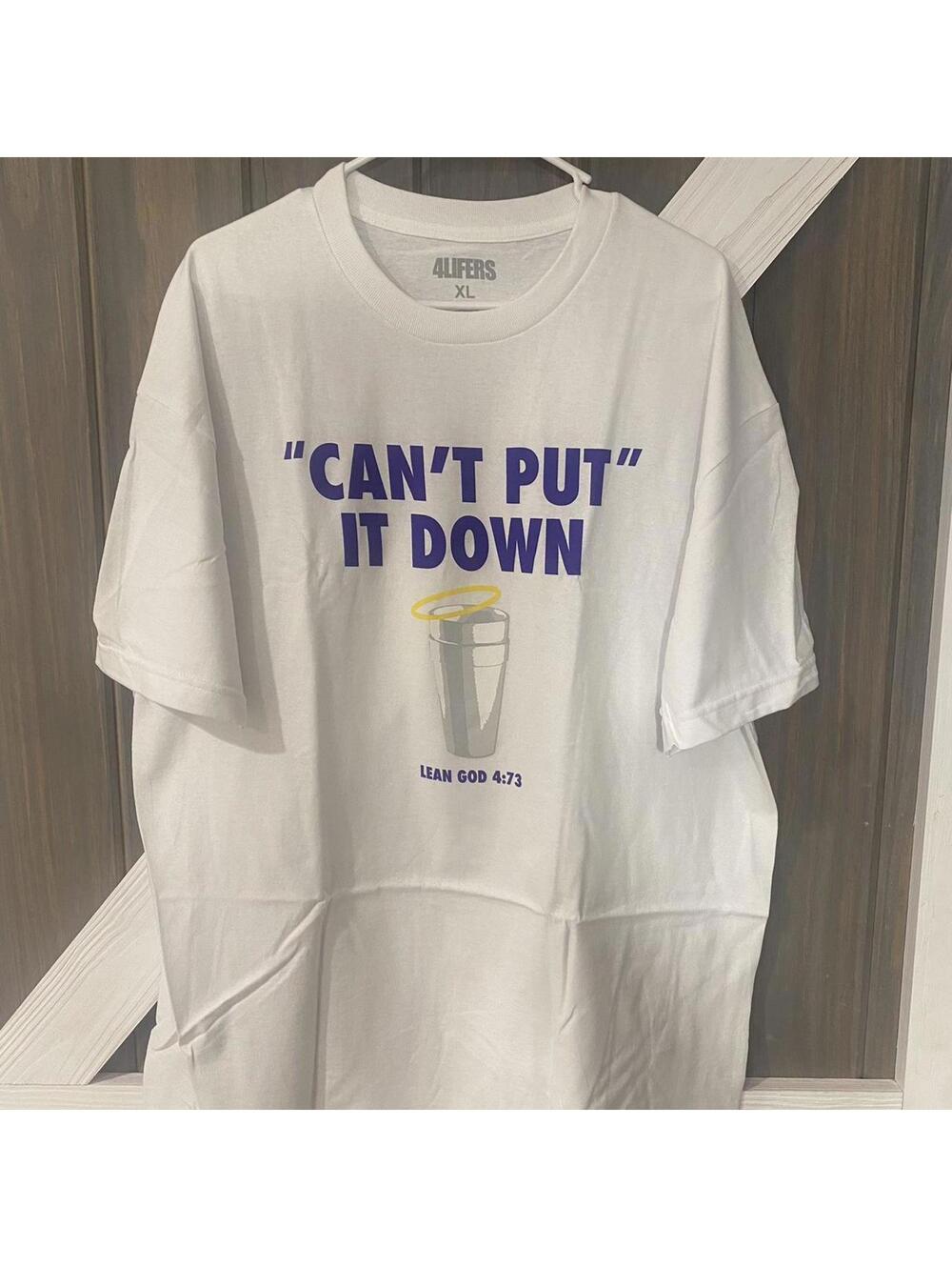 Druski 4 Lifers “CAN’T PUT IT DOWN” Graphic Tee - XL